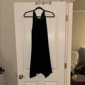 Max Studio Black Halter Midi Dress